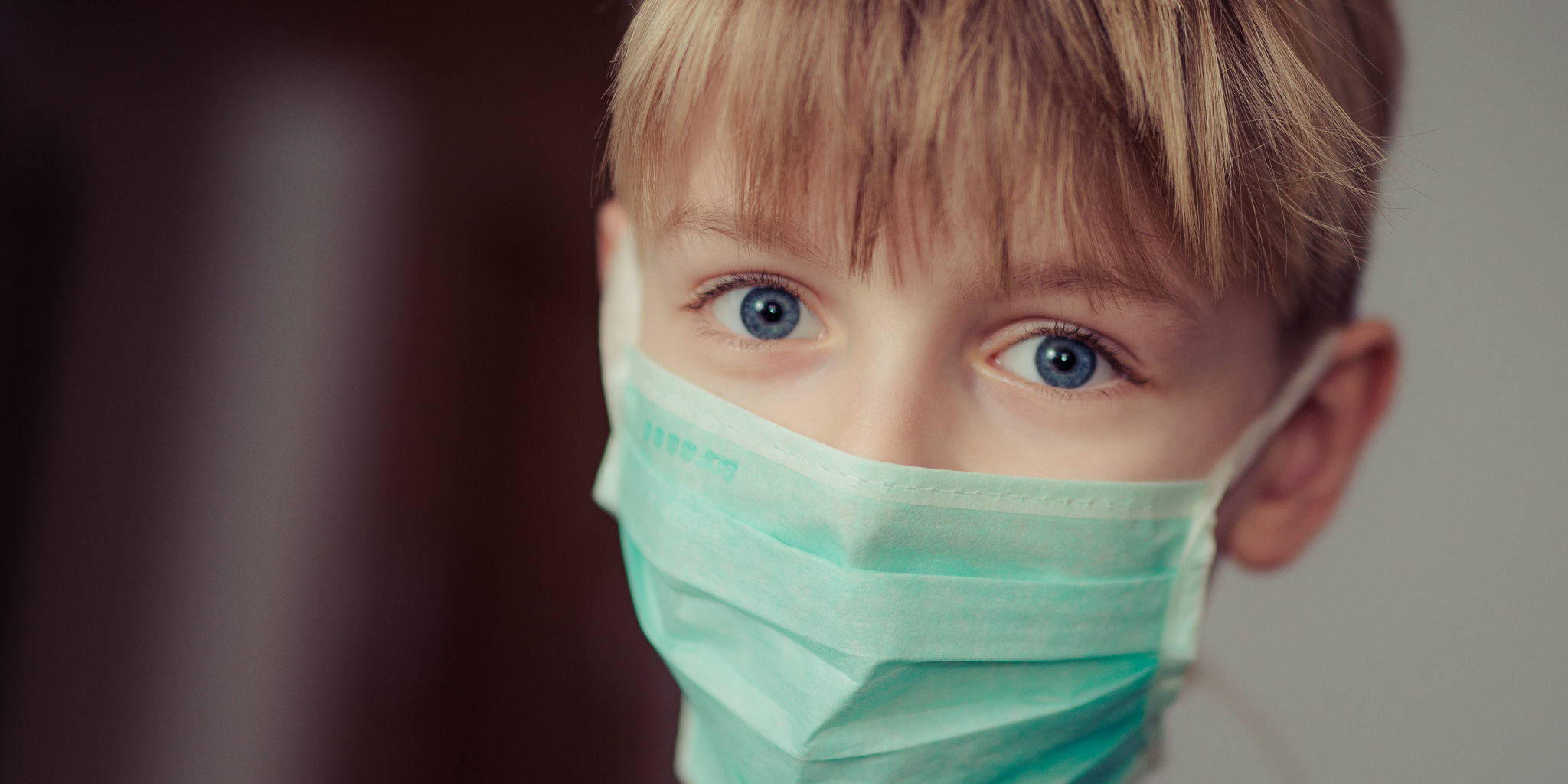 Canva – Boy Wearing Surgical Mask